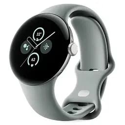 Google Pixel Watch 2 LTE Champagne Gold Aluminum Case / Hazel Active Band