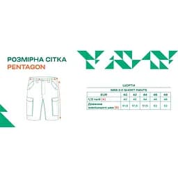 Шорти Pentagon M65 2.0 Short Pants 42 Black - мініатюра 8