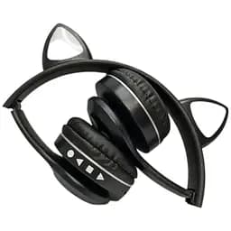 Бездротові дитячі навушники Cat Ear VZV-23M Bluetooth з котячими вушками чорні - мініатюра 2
