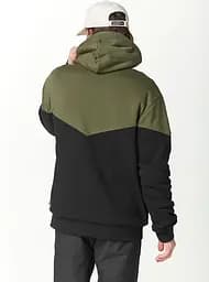 Толстовка Picture Organic Basement Plush Hoody L Чорний-Оливковий - мініатюра 2