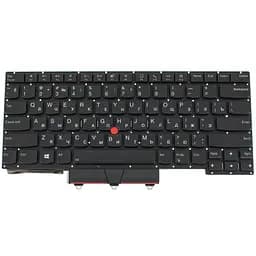 Клавіатура для ноутбука LENOVO (ThinkPad: E14 Gen 2) rus, black, без фрейма, підсвічування клавіш - мініатюра 2