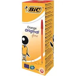 Ручка кульк. "BIC" Orange /1199110112/ черв. (3086121101120)(SC)