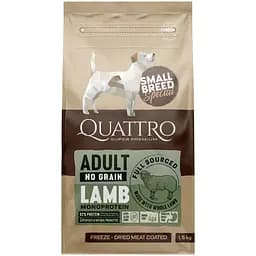Сухий корм Quattro Adult Lamb Small Breed для собак дрібних порід з ягням 1.5 кг