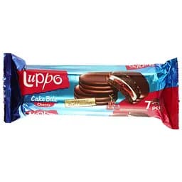 Кекс Luppo Вишневий з какао, маршмеллоу у молочному шоколаді 182 г