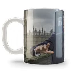 Кухоль GeekLand Doctor Who Доктор та Клара DW.02.069 330 мл білий