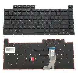 Клавіатура для ноутбука ASUS (G531 series) rus, black, без фрейма, підсвічування клавіш (RGB Per-Key)