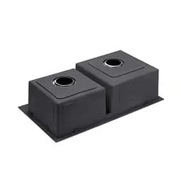 Кухонна мийка Kroner KRP Schwarze - 7843ZHM PVD (3,0/1,0 мм) (CV022797) - мініатюра 4