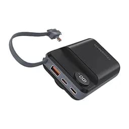 Повербанк 20000mAh Choetech B696 Black QC3.0 PD3.0 бездротова зарядка смартфонів та Apple Watch (43-00132) - мініатюра 2