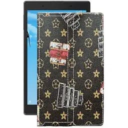 Чехол StatusCASE из экокожи для планшета Lenovo Tab 4 7 Essential TB-7304f Луи-Витон-коричневый