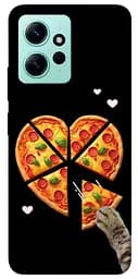 Чохол Demsky Pizza Love Cat для Xiaomi Redmi Note 12 4G