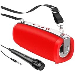 Портативная акустика Hoco BS55 Gallant outdoor TWS BT speaker с микрофоном беспроводная красная