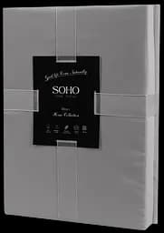 Комплект постільної білизни Євро Duet 200х230 см Ivory/Grey SOHO pbe0050807 - мініатюра 2