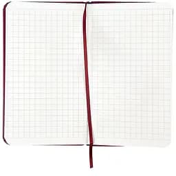 Книга записна Axent Partner A6- в клітинку 96 аркушів винна (8301-46-A) - мініатюра 3