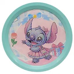 Дитячий набір алмазна мозаїка "Стіч" YK-6532-20(Turquoise)