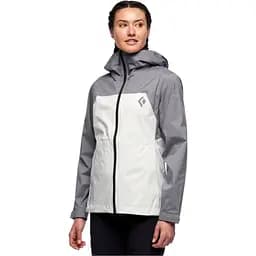 Куртка Black Diamond W Stormline Stretch Rain Shell Aluminum/Ash S (1033-BD M697.9197-S)