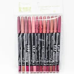 Набор карандашей для губ Flormar Waterproof Lip Liner (12 шт.)
