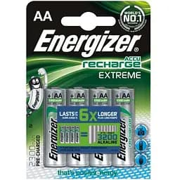 Аккумуляторные батареи Energizer Recharge Extreme AA/HR06 LSD Ni-MH 2300 mAh BL 4 шт.