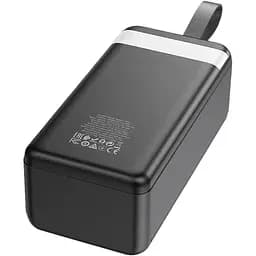 Портативная батарея Hoco Super DB31 60000mAh + Lightning разъём и ремешок черная