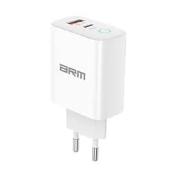 Блок живлення зарядний пристрій ArmorStandart AR35 2 порти USB A + C PD 30 W (ARM69689)