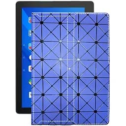 Чехол StatusCASE из экокожи для планшета Lenovo Tab E10 TB-X104L Синий ромб