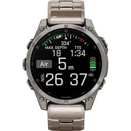 Смарт-годинник Garmin Fenix 8 AMOLED Sapphire 47mm Titanium with Vented Titanium Bracelet [010-02904-40] [115090] - мініатюра 10