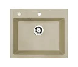 Кухонная мойка Adamant Prizma 590x495x200 ivory 430223, Бежевый