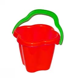 Дитяче іграшкове відерце "Дзвіночок" Colorplast 1029 Червоний