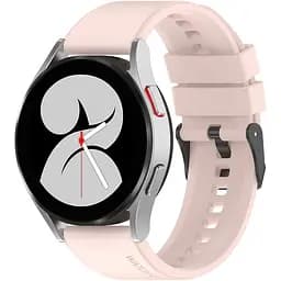 Ремешок для Xiaomi Haylou LS01LS02 - бежево-розовый ширина крепления 20мм силикон Watchbands GT (W28-0WB84308939)