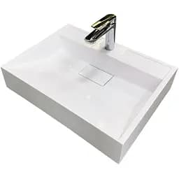 Раковина Adamant умывальник VISION искусственный камень прямоугольная