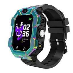 Дитячий смарт одинник-телефон Lemfo R87 з GPS трекером, сім картою, відеодзвінком, прослуховуванням та кнопкою SOS Чорний