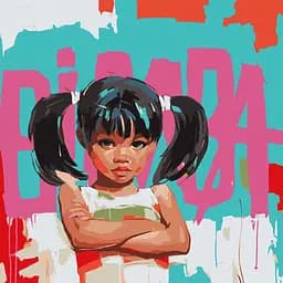 Набор для росписи по номерам Бимба, Ideyka, 50x50 см, КНО8551