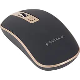 Мишка Gembird MUSW-4B-06-BG Wireless Black-Gold (MUSW-4B-06-BG) - мініатюра 2