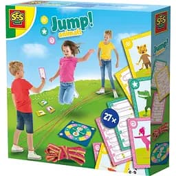 Розвивальна гра з резинкою для стрибків SES Creative Стрибуча команда (02248S)