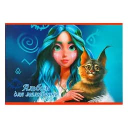 Альбом для малювання Герої мультфільмів 902053, 24 аркуші, скоба, в асортименті - мініатюра 2