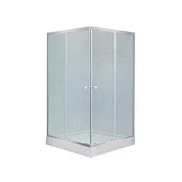 Душевая кабина Lidz Wawel SC80x80.SAT.LOW.FR LWASC8080SATLOWFR2 SD00048616