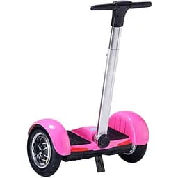 Сігвей Smart Balance А8 з телескопічною ручкою Рожевий космос