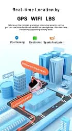 Смарт годинник-телефон дитячі Wonlex CT25 з відеодзвінком WI-FI GPS SIM-карта Pink (18357) - мініатюра 7