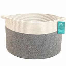 Корзина Органайзер Lovely Svi для зберігання білизни та іграшок 55×35 см сірий (10032024)