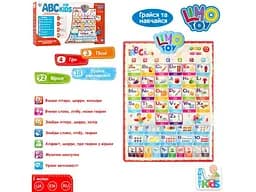 Інтерактивний розвиваючий плакат ABC for Kids, LimoToy (анг.) - мініатюра 1