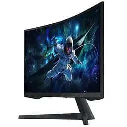 Монiтор Samsung 32" Odyssey G5 S32CG550 Black (LS32CG550EIXUA) VA Black - мініатюра 3