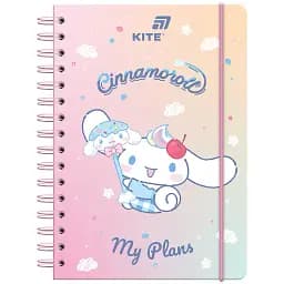 Щоденник на спіралі Kite Cinnamoroll тверда обкладинка (CR26-438)