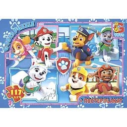 Пазлы "Paw Patrol" PW 0860 G-Toys 117эл. (4824687637054)