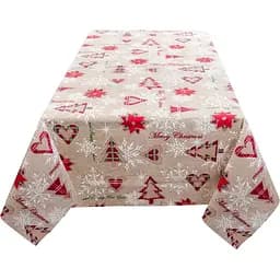 Скатертина водовідштовхувальна Lefard Home Textile Turron burdeos 140х180 см (715-356) - мініатюра 4