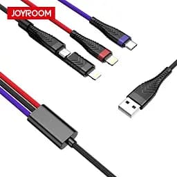 Кабель combo Micro USB/Lightning+Type-C+lightning Joyroom S-M377 1.5 м, 3.5A