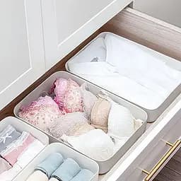 Ящик для зберігання МВМ My Home FH-12 L 360х257х80 мм білий (FH-12 L WHITE) - мініатюра 9