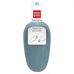 Поилка-насадка на бутылку Waudog Silicone, 16,5х9 см, серый (507711)