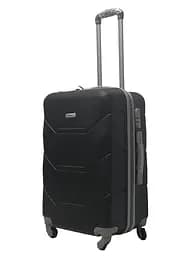 Валіза середня M ABS-пластик Milano bag 147M 66×46×29см 80л Чорний - мініатюра 2