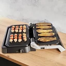 Гриль Tefal притискний OptiGrill 2in1 XL 2200Вт з'ємні пластини сенсор товщини продуктів метал (GC782D30) - мініатюра 9