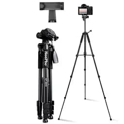 Штатив NeePho NP-8850 для зйомки 56-175см з розборним тримачем у чохлі Black - мініатюра 4