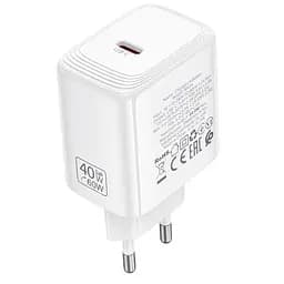 МЗП Borofone BN33 Fuente PD40W (1USB-C) White - мініатюра 4